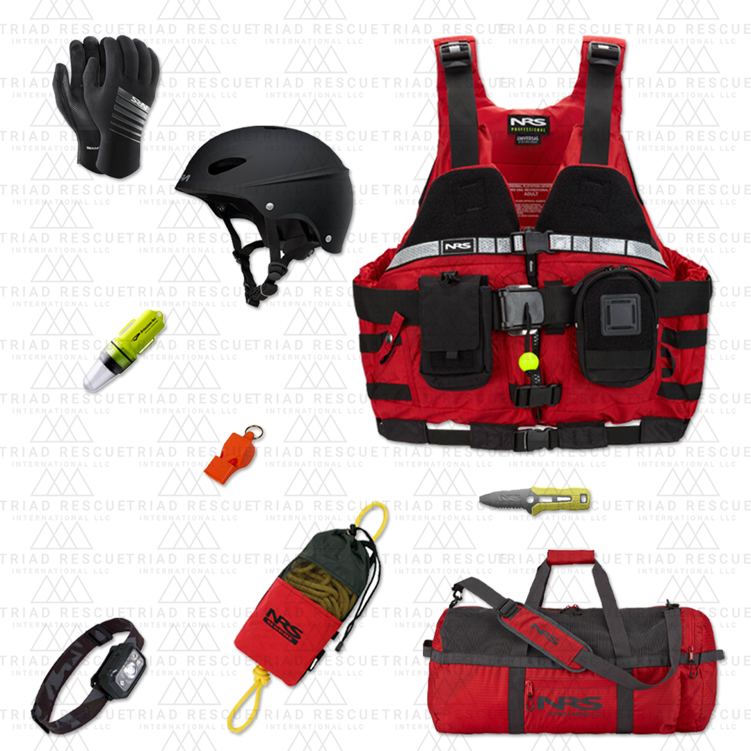 "Swiftwater Rescue OPS" Water Rescue Kit - Red