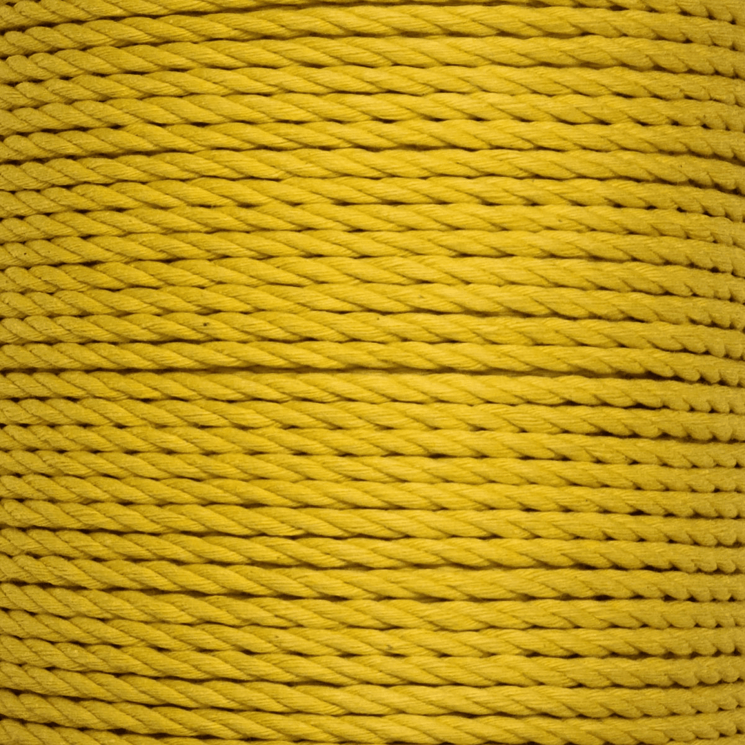 10mm Dip Dyed Cotton 3-Strand-Rope