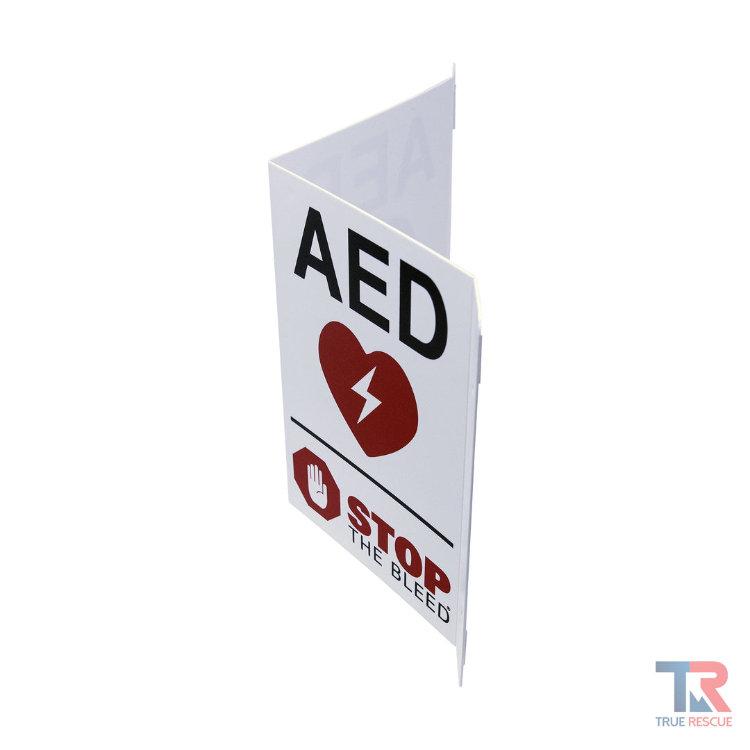 Transforming AED / STB Wall Sign