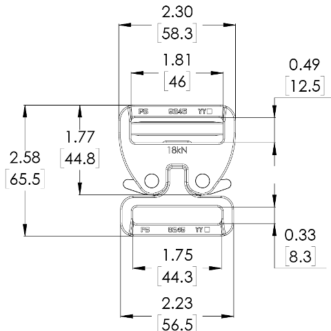 9245 QUICK CONNECT BUCKLE