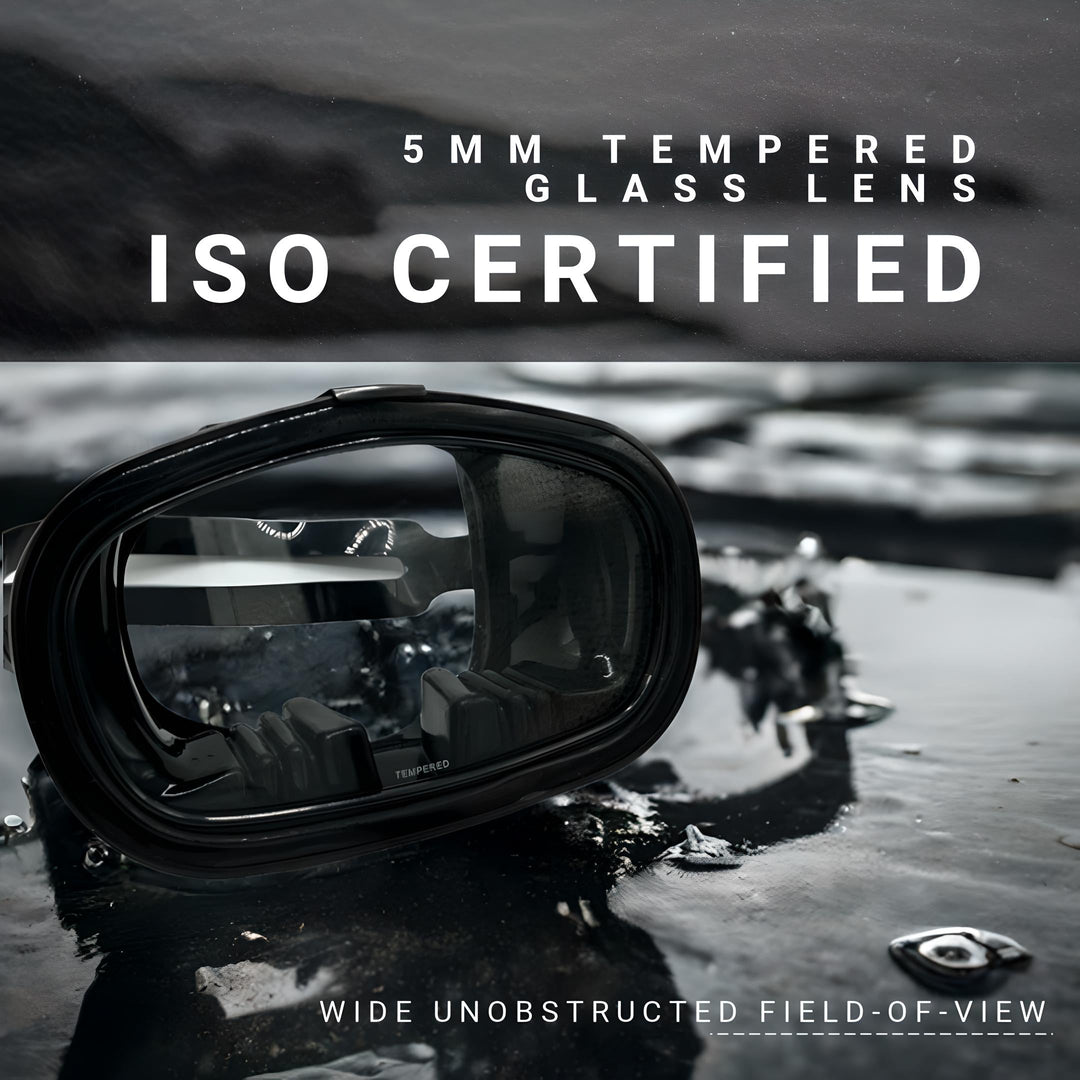 ATACLETE Bermuda High-Volume, Pararescue Dive Mask