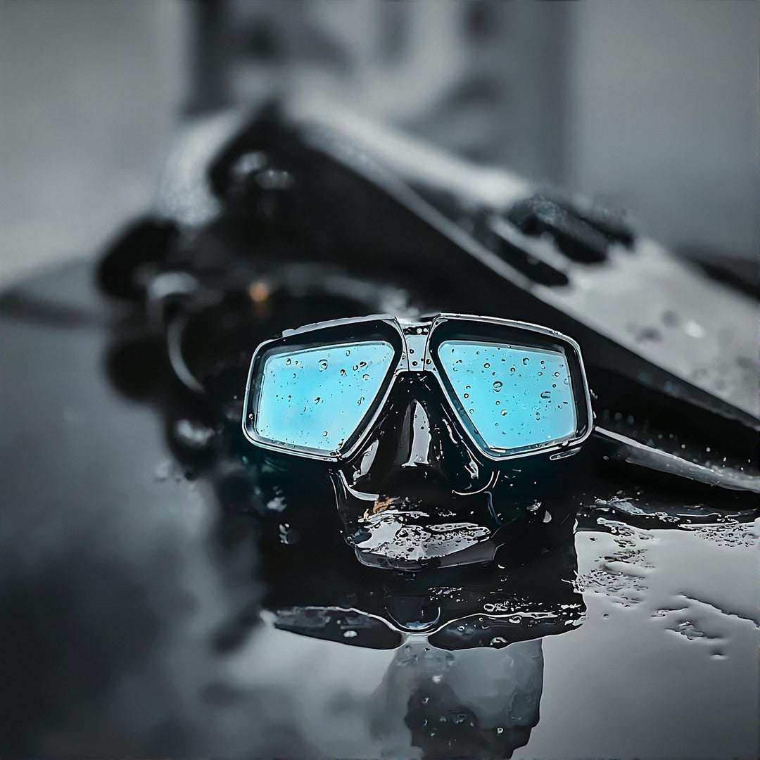 ATACLETE Low-Volume BUDS Twin Lens Dive Mask &amp; Snorkel Combo