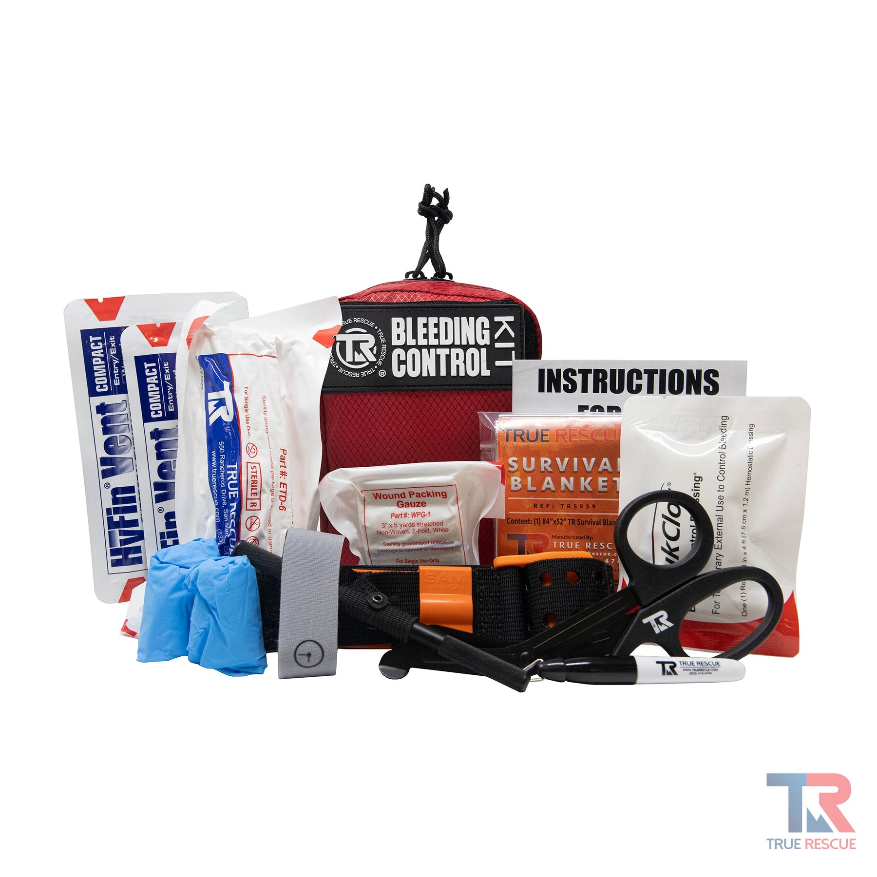 Bleeding Control Kit by True Rescue – Triad Rescue International, LLC