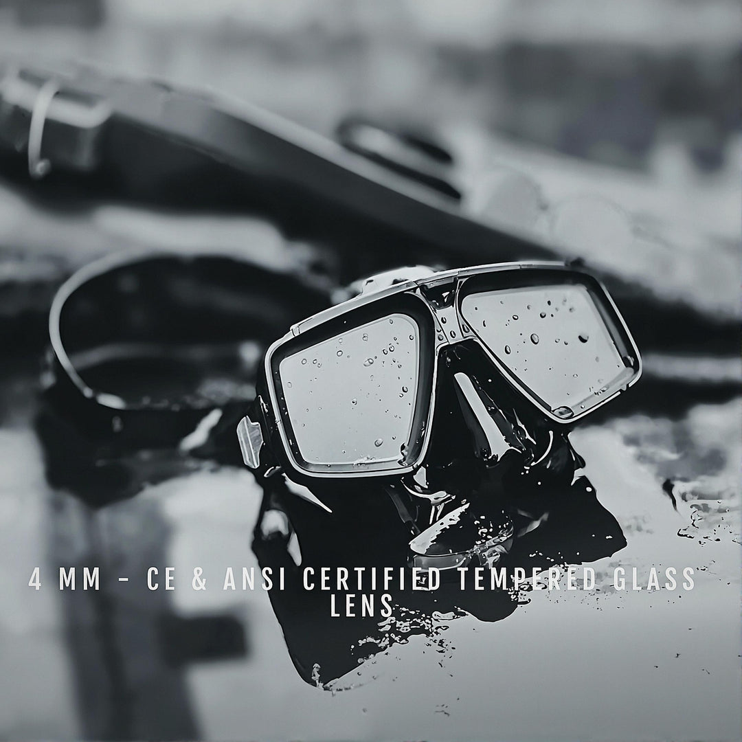 ATACLETE Low-Volume BUDS Twin Lens Dive Mask &amp; Snorkel Combo