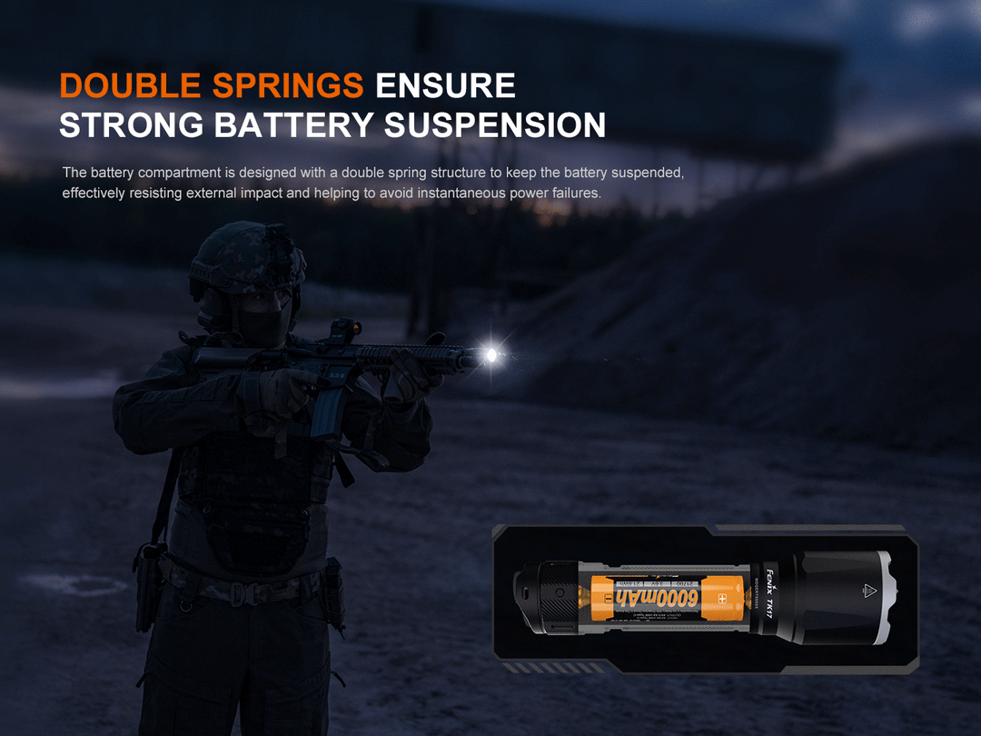 Fenix TK17 Dual Switch Tactical Flashlight