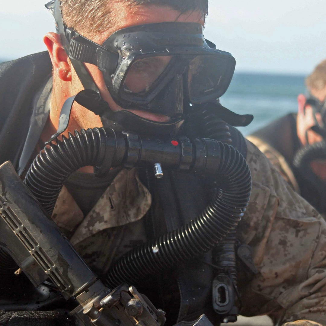 ATACLETE Low-Volume BUDS Twin Lens Dive Mask &amp; Snorkel Combo