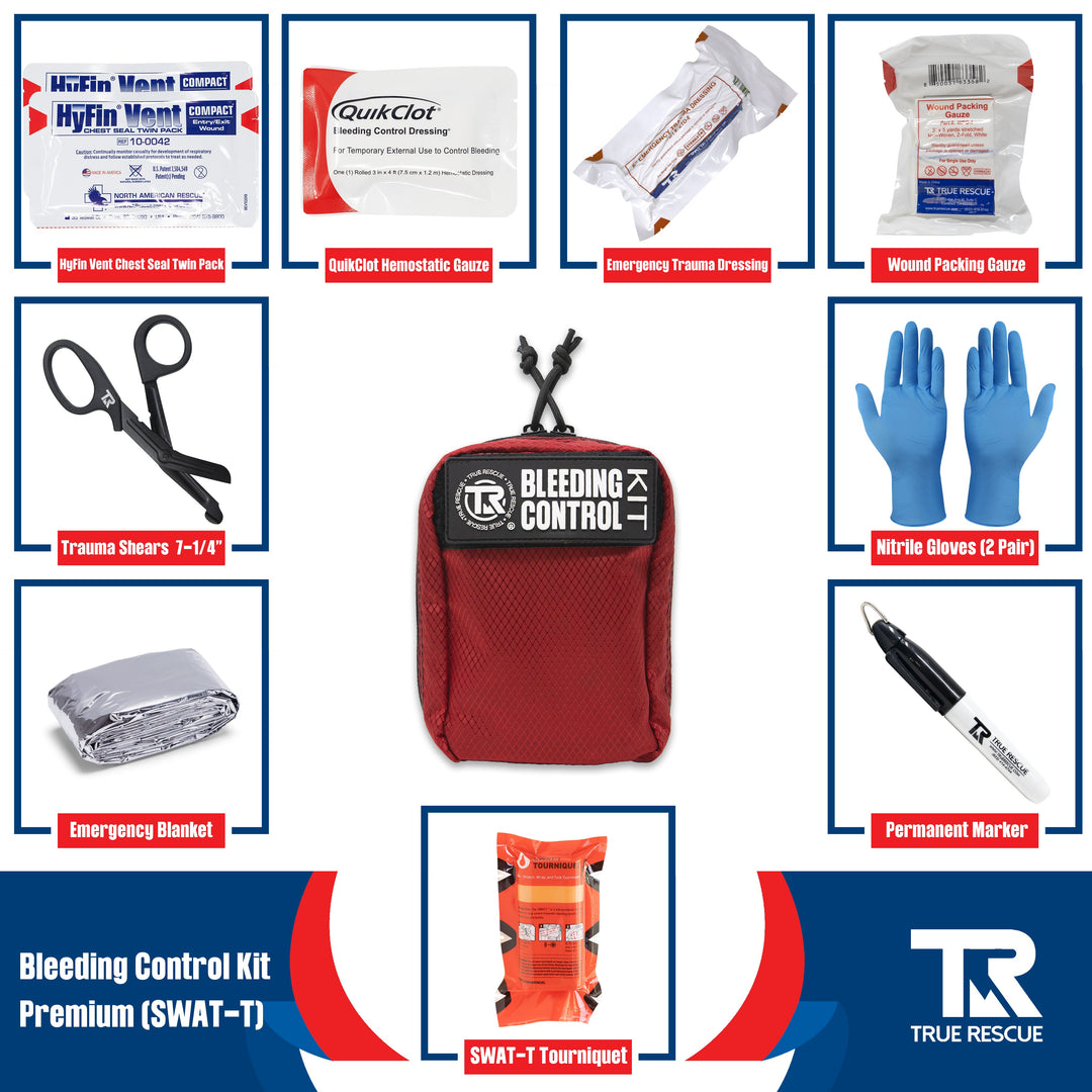 Bleeding Control Kit by True Rescue