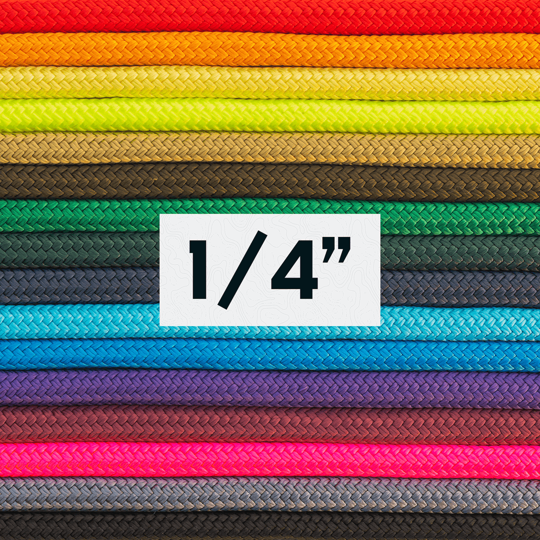 1/4" Double Braid Solid Colors